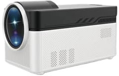 KKENZA Projecteur à focale Ultra Courte HY450 8K 4K 900ANSI BT5.4 WiFi6 Projecteurs à Mise au Point électronique à décalage Automatique Assistant Vocal Home Cinéma(US Plug)