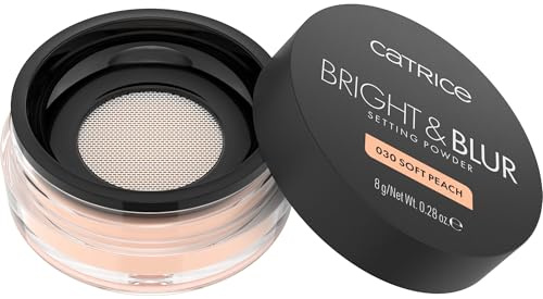 Catrice Bright & Blur Setting Powder, levigante, rifinitura dei pori, correttore, luminosa, traslucida (8g)