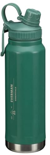 Everman Water Bottle 900ml - With A Secure Lid And Spout, Making It Easy To Pour, Whether You're On A Campsite Or Halfway Up A Mountain - A Great Gift For The Adventurous Man In Your Life
