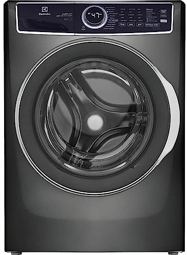 Electrolux 4.5 cu. ft. Stackable Front Load Washer in Titanium with SmartBoost, Optic Whites, and Pure Rinse