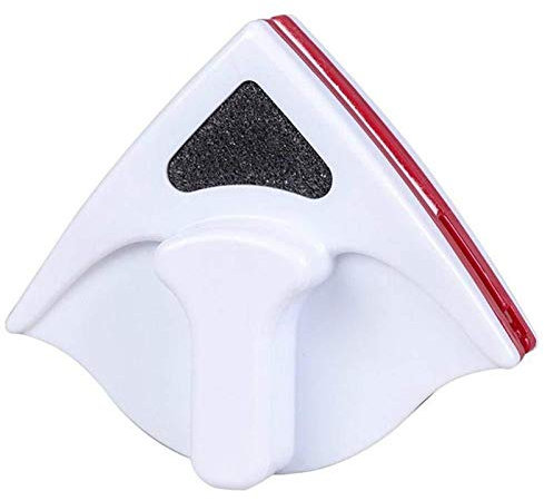 Samnuerly Essuie-Glace Brosse magnétique Double Face Ménage Nettoyant pour vitres Magnétique Brosse de Nettoyage de vitres Outil Dropshiping (Couleur : Bleu) (Rood)