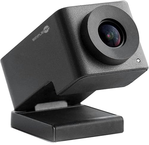 SIMPLETEK - Cámara de conferencia Webcam USB Ultra-Wide 120° con Soporte para Trípode 720P HP 30FPS 16MP | Cable USB-C Incluido (Reacondicionado)
