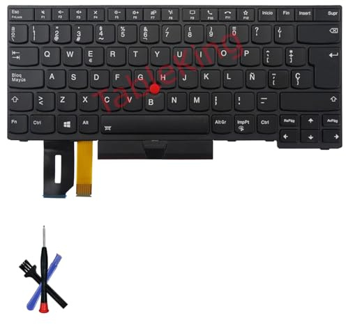 Table-King Teclado retroiluminado de Repuesto para Lenovo Thinkpad T14 Gen1 Gen2 P14S Gen1 Gen2 (España)