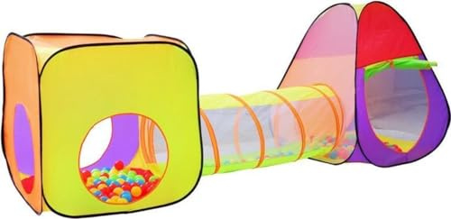 Tunnel Iglu und Zelt + 200 Bälle für Kinder