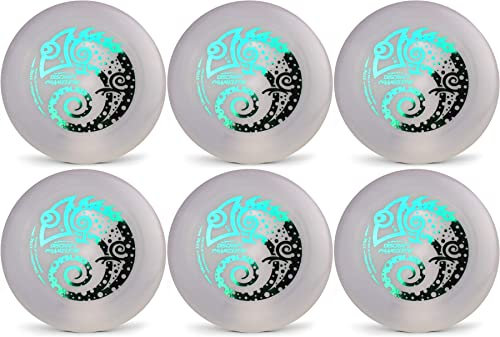 Discraft Ultra-Star 175g Ultimate Frisbee Sport Disc (paquete de 6) Ultravioleta