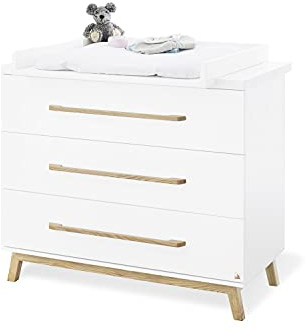 Pinolino 133415B Wickelkommode 'Riva' breit, weiß