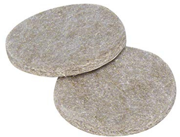 Rok 48 Heavy Duty Hardware All Purpose Sticky Self Adhesive Felt 1-1/2 Pads Sliders Gliders Movers for Sofa Furniture Couch Chair Floor Protector