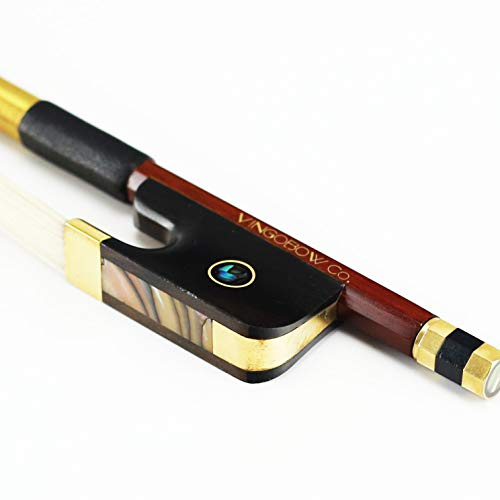VINGOBOW Pernambuco Cello Bogen für fortgeschrittene Spieler gut ausgewählten Mongolei Horse Hair Sweet Tone 4/4