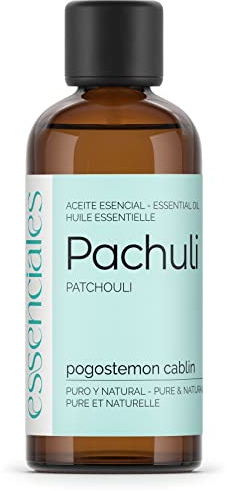 ESSENCIALES Aceite Esencial de Pachuli 100 ml – 100% Puro y Natural | Aroma Envolvente – Ideal para Difusor, Relax y Aromaterapia