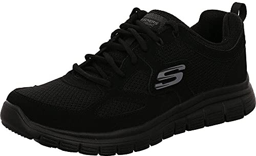 Skechers Burns- Agoura Uomo Scarpe da ginnastica, Black, 40 EU