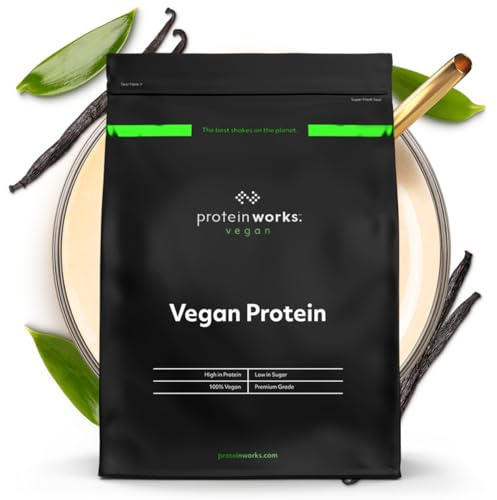The Protein Works™ - Protéine Végétalienne Avec Shaker et Dosette Gratuite - Vanille Crème - 500g