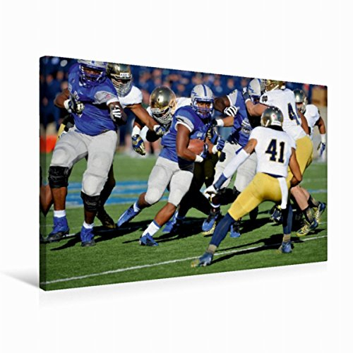 Premium Textil-Leinwand 75 x 50 cm Quer-Format Touchdown - American Football | Wandbild, HD-Bild auf Keilrahmen, Fertigbild auf hochwertigem Vlies, Leinwanddruck von Renate Bleicher