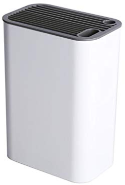 Nff Porta Coltello Universale, Portachiavi in ​​plastica Rettangolare con Forbici E Coltelli Slot for Temperini, Facile da Pulire 16.2 × 10.4 × 22.6 Cm