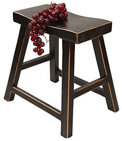 RTY-BY Black Wood Bath Shower Seat Bench Bathroom Stool Bathtub Benches Waterproof Foot Rest, Shower Seat for Inside Shower, Shoe Organizer or Entryway Bench, Entry Bench