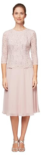 Alex Evenings dam plus size spets klänning med lång hel kjol speciellt tillfälle