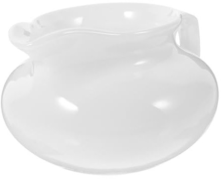 ABOOFAN Data [ Tazza Per Salsa in Ceramica Bianca, Brocca Per Latte Capacità Moderata Per Uso Quotidiano e Tazza Da Caffè Funzionale Per Cucina
