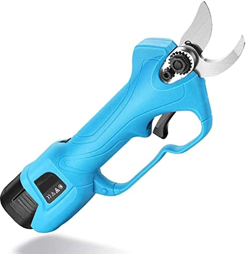 Tijeras De Podar Eléctricas, 16.8V 2Ah 0-25 Mm, Cortador De Ramas De Árbol Inalámbrico Profesional De Acero De Aleación Sk5 Tijeras Recortadoras De Arbustos En Flor
