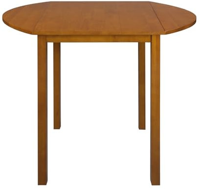 Casual Home Wings 100% Solid Wood Room Drop Leaf Dining Table, 39.25 W x 23.25 D x 29 H, Antique Walnut