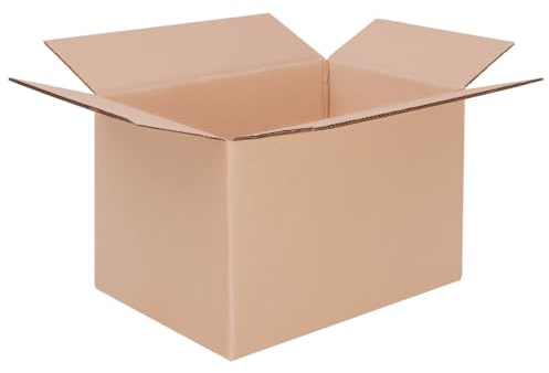 verpacking Faltkartons 500 x 300 x 300 mm KK 108 Braun [Größe und Stückzahl wählbar] 2-wellige Kartons Versand 10 Stück