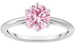 THOMAS SABO Silver ring with pink zirconia in brilliant cut 925 Sterling Silver TR2474-051-9