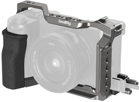SmallRig Hawklock Quick Release Cage Kit for Sony Alpha 6700, with Multiple Mounting Interfaces and Built-In Quick Release Plate for Arca-Swiss Plate and NATO Rail, with Cable Clamp for HDMI - 5060