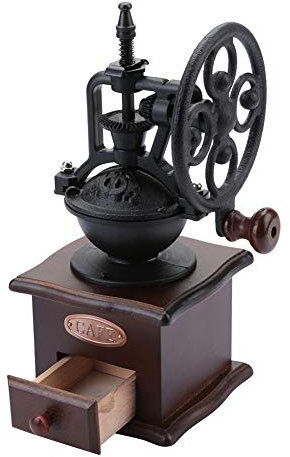 LUNWJJIP Macinacaffè, macinacaffè Manuale, macinapepe Manuale, macinacaffè, Serie Professionale, for Chicchi di caffè Interi e spezie