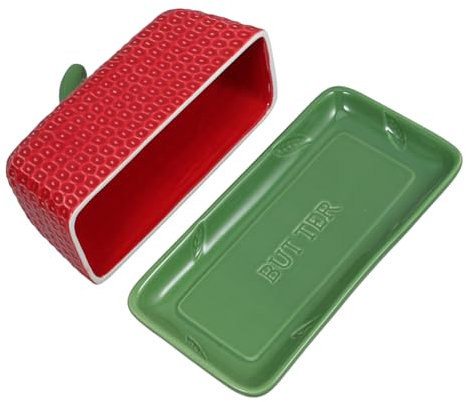 ULTECHNOVO Récipient à Beurre Avec Couvercle Plateau De Rangement Pour Comptoir Plat Multifonctionnel Pour Beurre Et Fromage Pour Maison Restaurant
