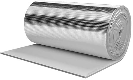 Tapis d'isolation phonique, Tapis Auto-adhésif pour Isolation de Voiture, épaisseur 10-30 mm, Isolation Thermique de Toit, pour Murs, sols et toits (épaisseur 30 mm)