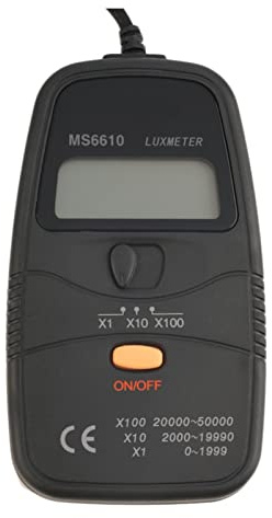 Belichtungsmesser, Lichtmesser digitaler Illuminator, hohe Präzision 0~50,00 0lux. Lichtmesser mit unabhängigem Fotodetektor