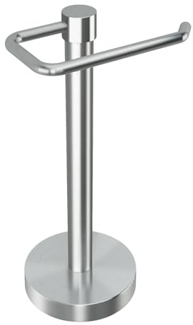 YUMORE Handtuchständer für Arbeitsplatte Handtuchhalter Stehend Gebürstet | Edelstahl Waschlappenständer 41*19*15 cm mit schwerem Sockel Waschtisch Handtuchstange Ohne Bohren für Badezimmer Küche