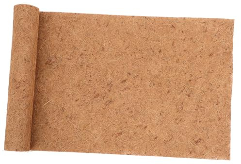 Toyvian Alfombrilla de Fibra de Natural para Terrarios de Reptiles Sustrato Ecológico para Tortugas y Mascotas Resistente y Fácil de Limpiar para Humedad y Hábitats Reptilianos