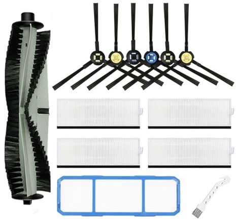 Kit de accesorios de repuesto el robot aspirador Silvercrest SSR1 Ssra1 de compatible con ILife A7, A9S, V8, V8S, X750, X785, X800 y V80.