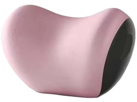 PAUWYEHC Car Sleeping Headrest Appuie-tête de Voiture, Soutien Lombaire, Coussin d'épaule, Dossier en Coton à mémoire Forme(Neck Pillow Pink)