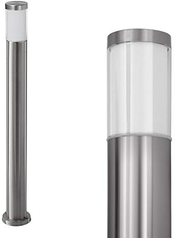 max K O M F O R T KALISTA Standleuchte Außen LED 5 W GU10 Edelstahl IP44 Warmweiß 3000K Energiesparend Gartenleuchte Modell 385