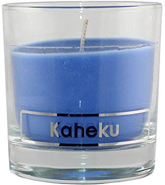 Set di 4 candele in vetro, colore blu, decorazione da tavolo per matrimonio, decorazione da tavolo, per Pasqua, cresima, comunione, battesimo, Natale, corona dell'Avvento, compleanno, decorazione per