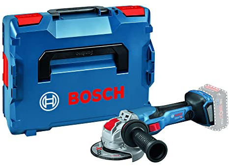Bosch Professional 18V System BITURBO Akku-Winkelschleifer GWX 18V-15 C mit X-LOCK (inkl. 2x Akku ProCORE18V 8.0Ah, GAL 18V-160 C, GCY 42, Schutzhaube, Zusatzhandgriff, Einlage, L-BOXX)