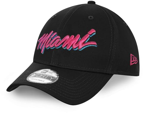 New Era Miami Heat NBA Essential 9Forty Snapback Cap - One-Size