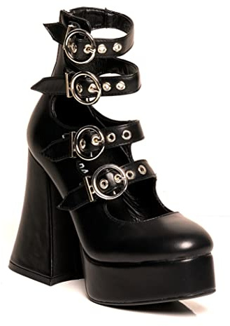 LAMODA Femme Interstellar Chaussures de Court, Imprimé Noir, 36 EU