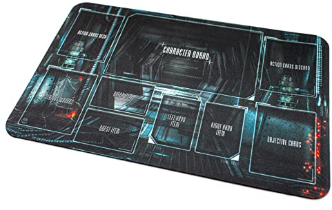 Tapis en Caoutchouc Compatible avec Nemesis - Plateau de Jeu 14x9 / 35x23 cm