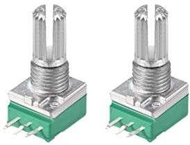 QUARKZMAN 10 Set Potentiometer 10K und 100K Ohm Variable Widerstände | Kohlenstofffolie, Einzel Drehen Rotation