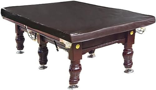 7/8FT Abdeckplanen Für Billardtische, Billard Tischabdeckung Billardtischabdeckung Snooker Waterproof Abdeckung Gartenmöbel Abdeckung Für Billard, Snooker-Schwarz||7FT(91*51*7inch)