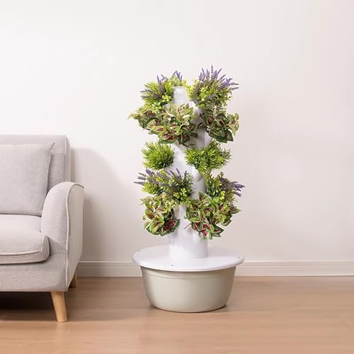 MTSYXYM Serra idroponica da casa,Giardino Verticale da Interno,Kit di Coltivazione idroponica in PVC,Coltivazione idroponica Kit,per Erbe, Frutta e Verdura da Interno. (Size : 5th Floor)