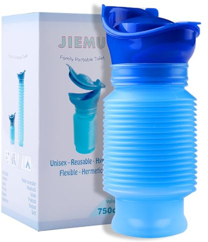 wikimo Verstellbares Notfall-Urinal, 750 ml