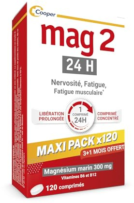 Mag 2 24H Formule Renforcée 120 Comprimés