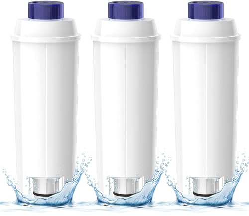 Oleic Filtro de Agua Para Cafetera Delonghi DLSC002, Filtro Delonghi Magnifica s- Incluyendo las Versiones de la Serie ECAM/ETAM/ESAM/BCO (3 unidade）