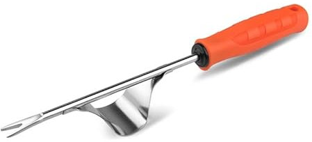 Votvlog 1 Pezzo Tagliacerbacce in Acciaio Inossidabile, Estirpatore Erbacce Manuale con Manico, Diserbatore da Giardino Strumento di Diserbo per Scavare, Diserbante, Allentare