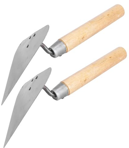 Yardenfun 2piezas Llana De Hormigón Práctica Para Albañilería Llana Mango De Madera Para Paleta Profesional