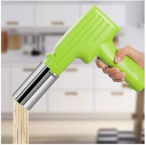 Machine Motor Maker Machine Electric Noodle Press Machine with 3 Kinds of Dough Bucket Mould 304 Stainless Steel for Spaghetti Lasagne Tagliatelle (Color : Green) (Green) (Green)