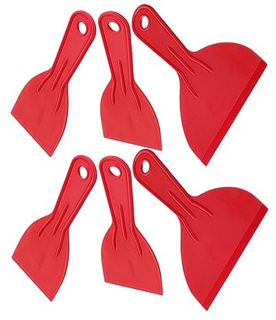 Hemobllo 2 Sets Plastic Paint Scraper Putty Knife Sturdy for Cleaning Corners and Floors
