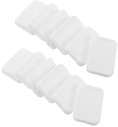TOVINANNA 20 Pcs Disques de Coton Démaquillants Compressés sans Peluche pour Visage et Yeux, Utilisation à Domicile Institut, pour Peaux Sensibles